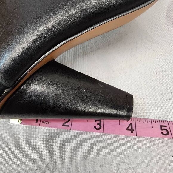 Vince Camuto Women's Size 6M Kembia Black Leather High Heel Slingback Sandals - Picture 10 of 12